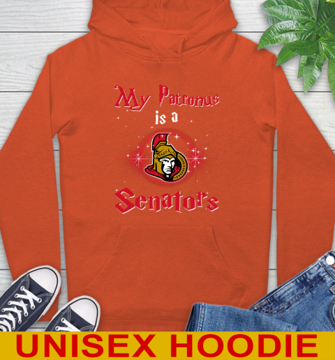 NHL Hockey Harry Potter My Patronus Is A Ottawa Senators Hoodie 4
