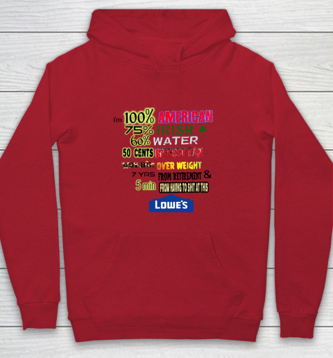 I'm 100 American 70 Irish Youth Hoodie 6