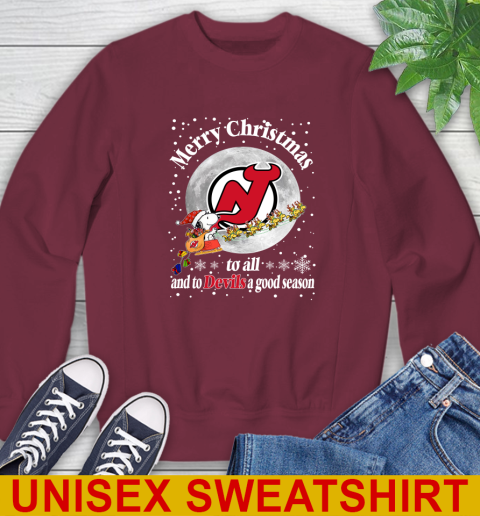 New Jersey Devils Merry Christmas To All And To Devils A Good Season NHL Hockey Sports Sweatshirt 6