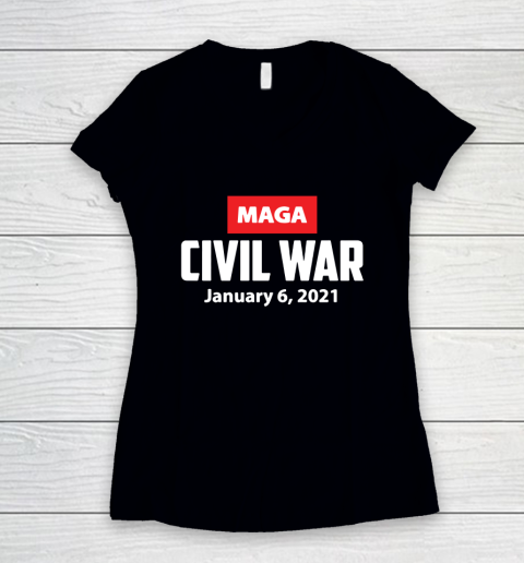 Maga Civil War Women's V-Neck T-Shirt