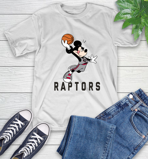NBA Basketball Toronto Raptors Cheerful Mickey Mouse Shirt T-Shirt 2