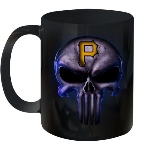 Pittsburgh Pirates MLB Baseball Punisher Skull Sports Ceramic Mug 11oz