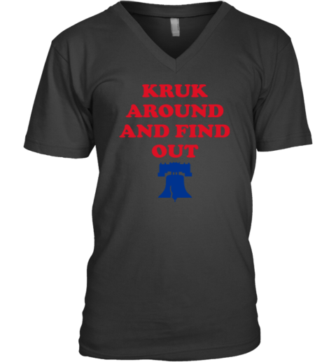 Kruk Around And Find Out John Kruk Premium V-Neck T-Shirt