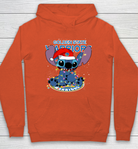 Golden State Warriors NBA noel stitch Basketball Christmas Hoodie 3