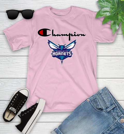 NBA Basketball Charlotte Hornets Champion Shirt Youth T-Shirt 7