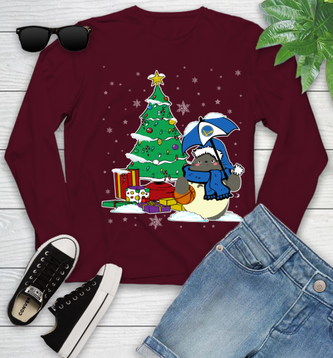 Golden State Warriors NBA Basketball Cute Tonari No Totoro Christmas Sports Youth Long Sleeve 6