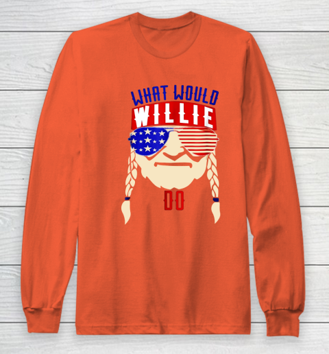 Willie Nelson shirt What would Willie do Long Sleeve T-Shirt 3