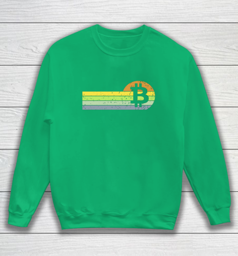 Bitcoin BTC Vintage Sunset Crypto Cryptocurrency Blockchain Sweatshirt 5