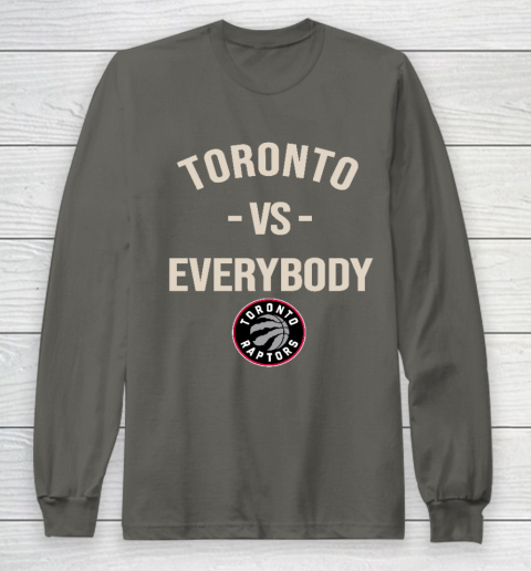 Toronto Raptors Vs Everybody Long Sleeve T-Shirt 5