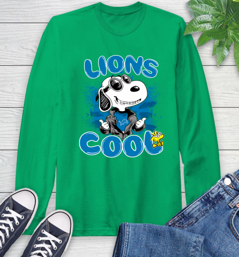NFL Football Detroit Lions Cool Snoopy Shirt Long Sleeve T-Shirt 9