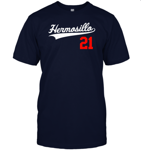 kbda hermosillo shirt in baseball style for mexican fans jersey t shirt 60 front navy