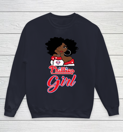 Philadelphia Philliess Girl MLB Youth Sweatshirt 3