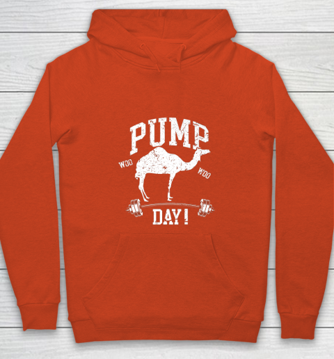 Funny Pump Day Hump Day Camel Weight Lifting Training Gym Youth Hoodie - Image 4