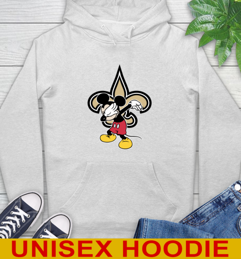 New Orleans Saints NFL Football Dabbing Mickey Disney Sports Hoodie