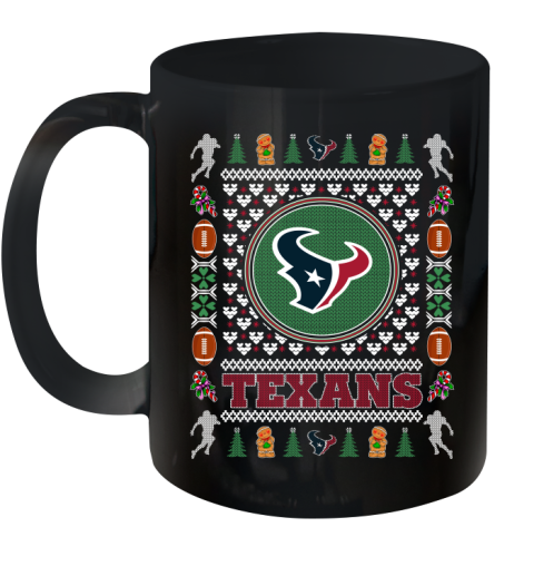 Houston Texans Merry Christmas NFL Football Loyal Fan Ceramic Mug 11oz