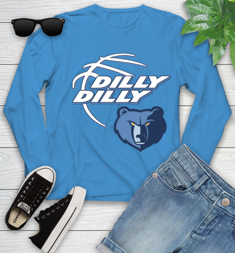 NBA Memphis Grizzlies Dilly Dilly Basketball Sports Youth Long Sleeve 7