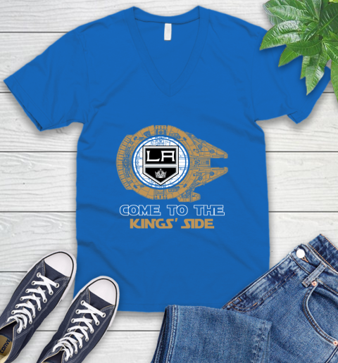 NHL Come To The Los Angeles Kings Wars Hockey Sports V-Neck T-Shirt 5