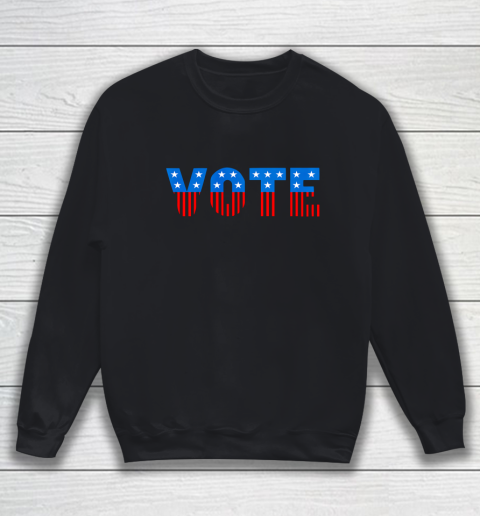 USA Red White and Blue Vote Election Sweatshirt