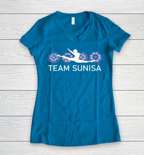 Team Sunisa Shirt Women's V-Neck T-Shirt 5