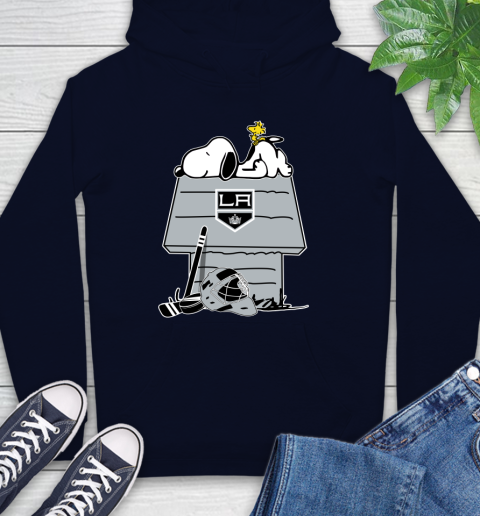 Los Angeles Kings NHL Hockey Snoopy Woodstock The Peanuts Movie Hoodie 4