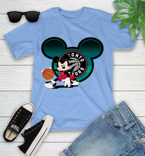 NBA Toronto Raptors Mickey Mouse Disney Basketball Youth T-Shirt 11