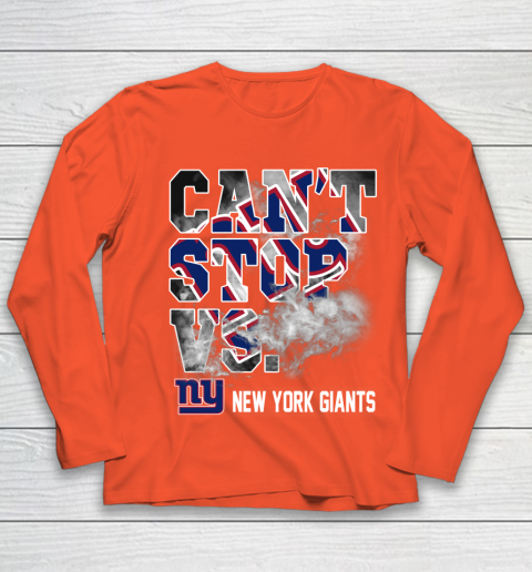 NFL New York Giants Can't Stop Vs Youth Long Sleeve 3