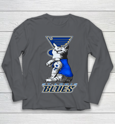NHL My Cat Loves St.Louis Blues Hockey Youth Long Sleeve 6
