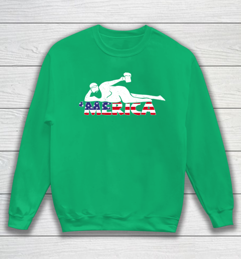 Beer Lover Funny Shirt Mens 4th Of July Merica Fat Party Funny Drinking Adult Joke Sweatshirt 5