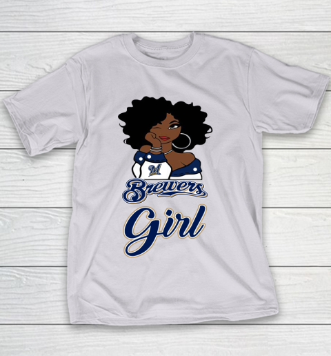 Milwaukee Brewerss Girl MLB Youth T-Shirt 5