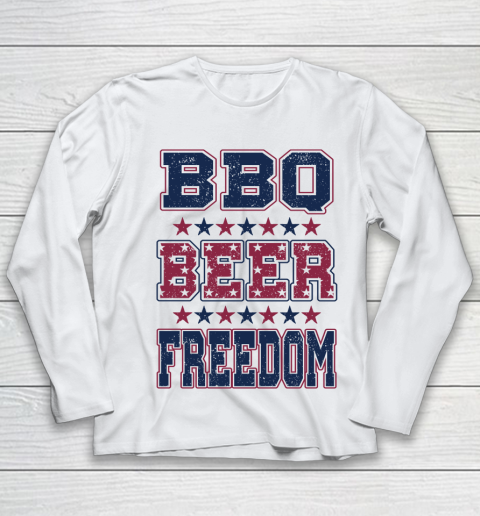 BBQ Beer Freedom Youth Long Sleeve 2