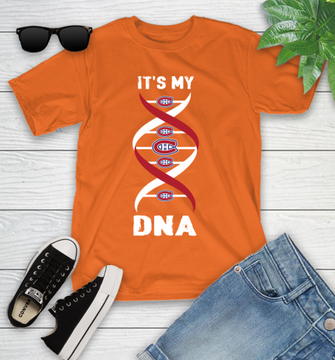 Montreal Canadiens NHL Hockey It's My DNA Sports Youth T-Shirt 9
