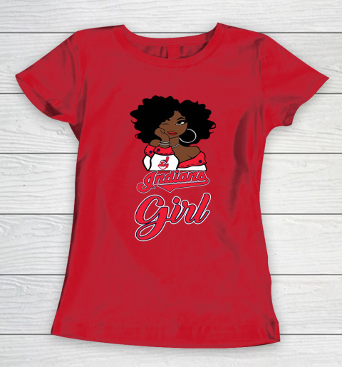 Cleveland Indians Girls Girl MLB Women's T-Shirt 10