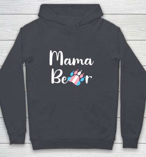 Mama Bear Transgender Mom T Shirt Trans Pride Gift Youth Hoodie 5
