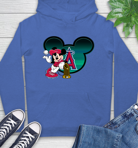 MLB Los Angeles Angels The Commissioner's Trophy Mickey Mouse Disney Hoodie 9