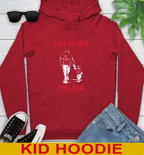Boston Red Sox MLB Baseball Like Father Like Son Sports Youth Hoodie 11