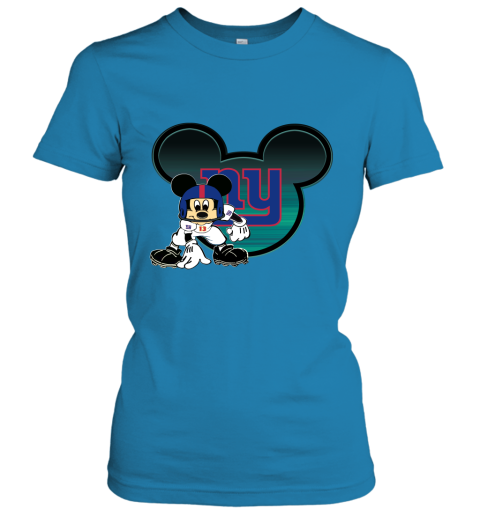 NFL New York Giants Mickey Mouse Disney Football T Shirt PuO4xvQp81p ladies t shirt 20 95 151514 front sapphire