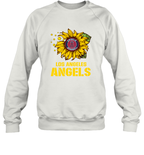 LOS ANGELES ANGELS Sunflower MLB Baseball Sweatshirt