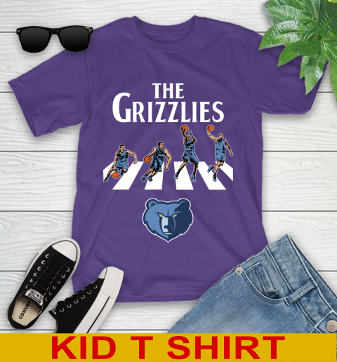 NBA Basketball Memphis Grizzlies The Beatles Rock Band Shirt Youth T-Shirt 3