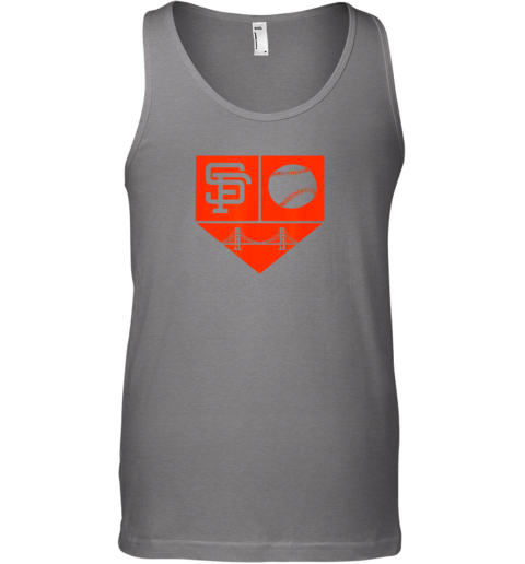 0ifw san francisco baseball vintage sf pride giant gift unisex tank 17 front graphite heather