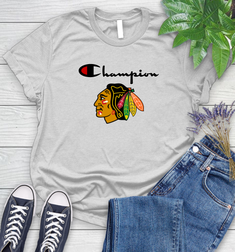 NHL Hockey Chicago Blackhawks Champion Shirt Women's T-Shirt