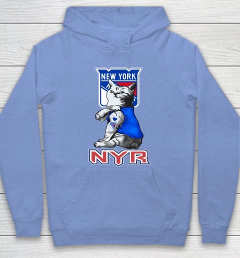 NHL My Cat Loves New York Rangers Hockey Hoodie 8