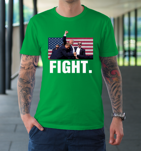Trump Shooting Shirt Old Row Trump Fight T-Shirt 5