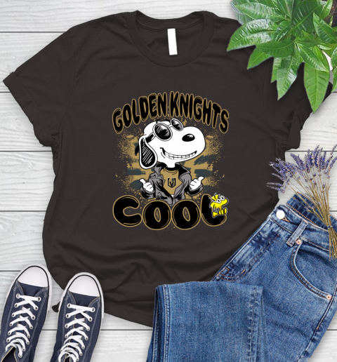 NHL Hockey Vegas Golden Knights Cool Snoopy Shirt Women's T-Shirt 9