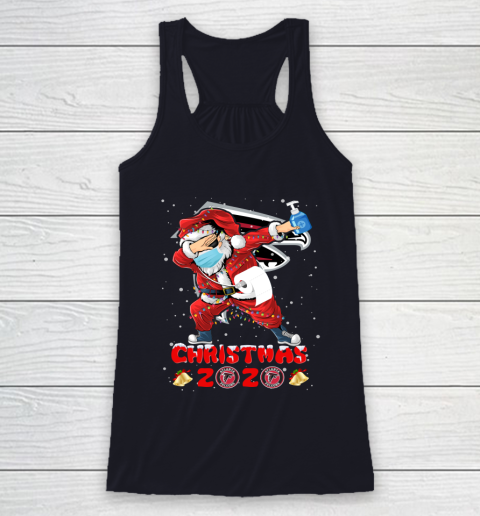Atlanta Falcons Funny Santa Claus Dabbing Christmas 2020 NFL Racerback Tank 7