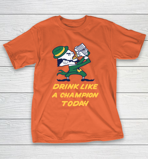 Beer Lover Funny Shirt Drink Like A Champion Today T-Shirt 4