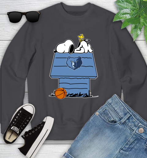 Memphis Grizzlies NBA Basketball Snoopy Woodstock The Peanuts Movie Youth Sweatshirt 7 Memphis Grizzlies NBA Basketball Snoopy Woodstock The Peanuts Movie Youth Sweatshirt - Image 7