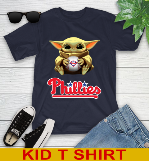MLB Baseball Philadelphia Phillies Star Wars Baby Yoda Shirt 103