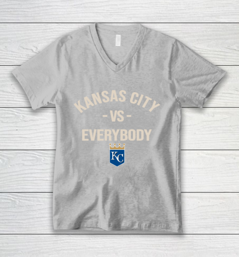 Kansas City Royals Vs Everybody V-Neck T-Shirt 3