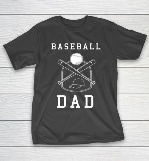 Father's Day Funny Gift Ideas Apparel  Baseball Dad Coach Dad Father T Shirt T-Shirt