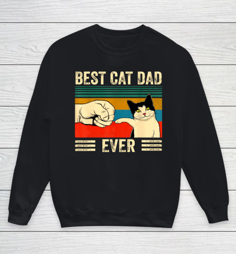 Best Cat Dad Ever Youth Sweatshirt